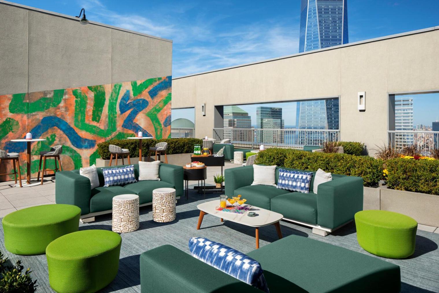 In Tribeca W Gym Lounge Roof Deck Nyc-1373 Apartment *